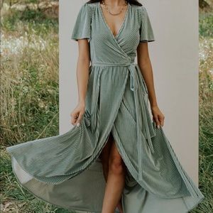 Baltic Born Andi Ribbed Velvet Dress